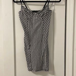 Striped Bodycon with Underwire Bust